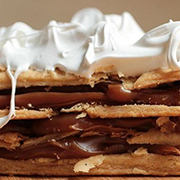 millefoglie con dulce de leche