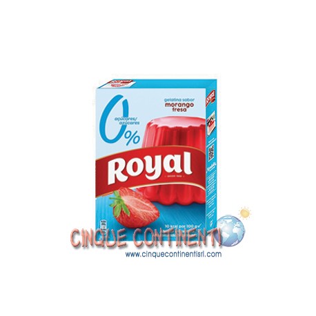 Gelatina fragola Royal zero zuccheri